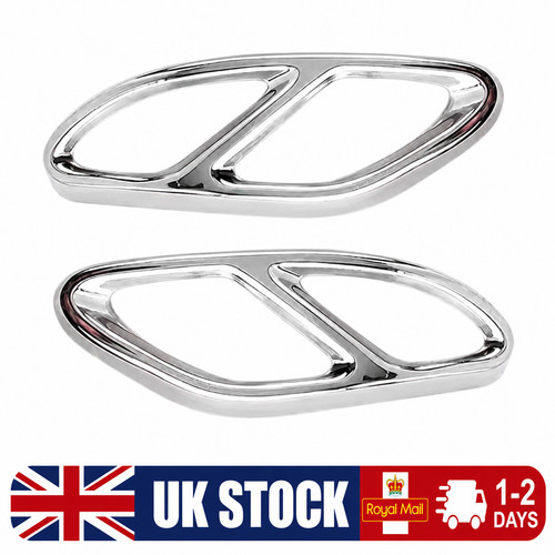 Silver exhaust pipe - pipe, tip