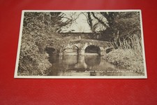 George VI  Postcard 1950's,Walsingham , Rustic Bridge, River Skiffkey , Norfolk