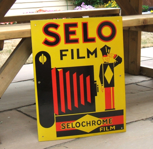 Enamel sign selo film - enamel,