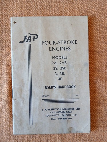 Four stroke engines - j.a.p,