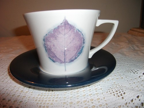 Portmeirion dusk cup saucer - cup,
