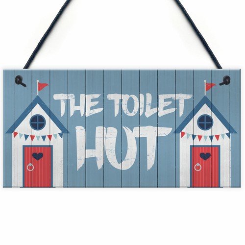 The toilet hut nautical beach - toilet,