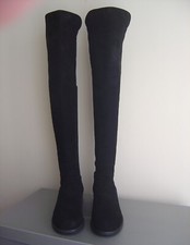 STUART WEITZMAN Black Boots Size EU40/ UK7  over the knee ,  50/50 collection 