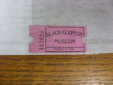 circa 1990 Ticket: Black Country Museum. Footy Progs items include FREE Postage