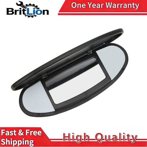 Black sun visor vanity mirror - sun,