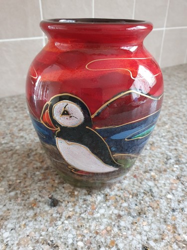 Anita harris pottery puffin - ,