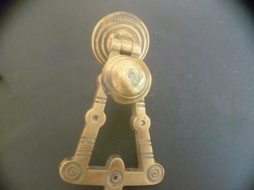 Victorian brass door - victorian, knocker