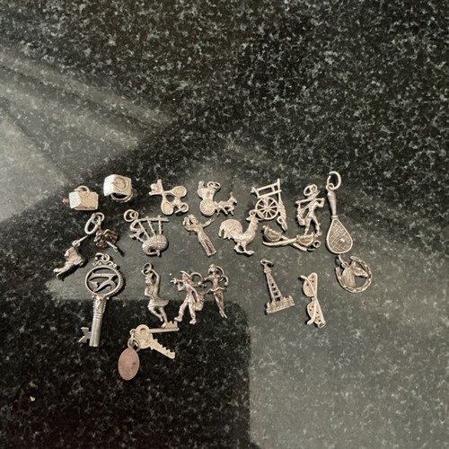 925 silver charms joblot solid - charms,