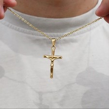 18K Gold Filled Crucifix