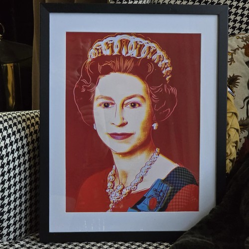 Framed andy warhol queen - framed,