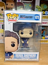 Funko POP! Television Greys Anatomy Derek Shepherd #1075 w/Pop Protector