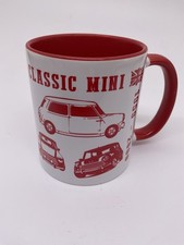 Classic Mini - Red Mug - British Flag - Celebrating 1959 -2000 -  Coffee Cup