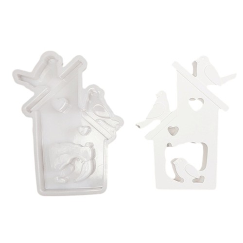Bird house mould silicone - bird,