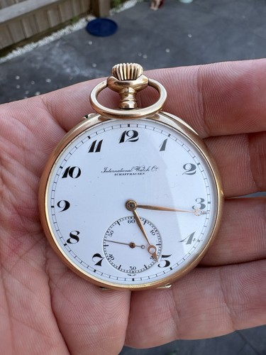 Iwc schaffhausen antique 14k - schaffhausen,