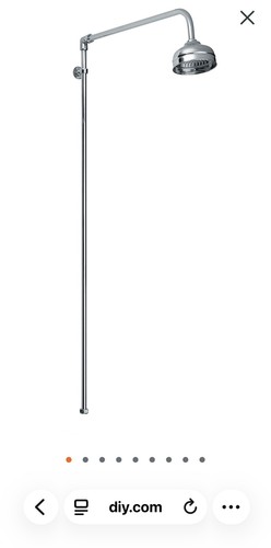Cass1445 rigid riser shower - rigid,
