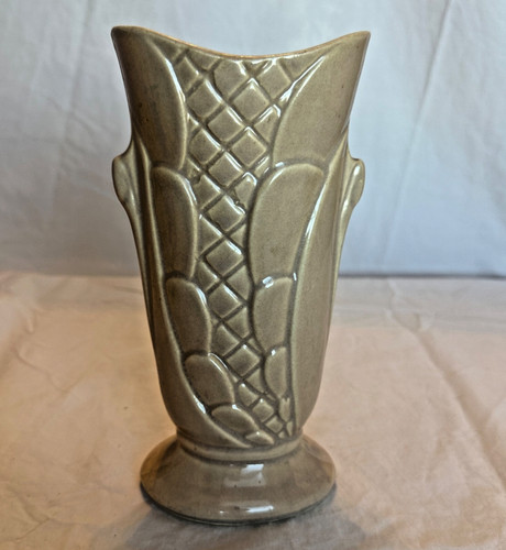 Vintage shawnee vase brown - vintage,