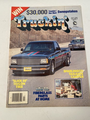Truckin magazine 1983 - truckin, jul