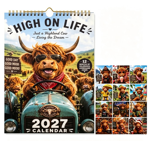 2027 highland cow wall - 2027,