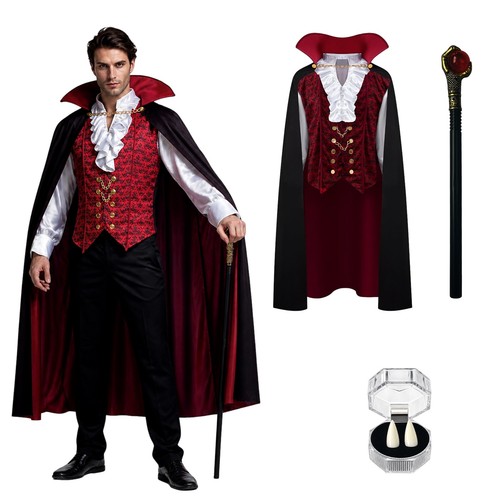 Vampire costume men - men,, gothic