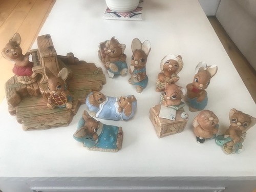 Rare pendelfin rabbits - pendelfin, bundle