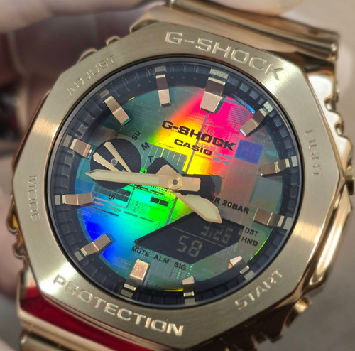 Casio shock gm2100ymg - casio, g-shock