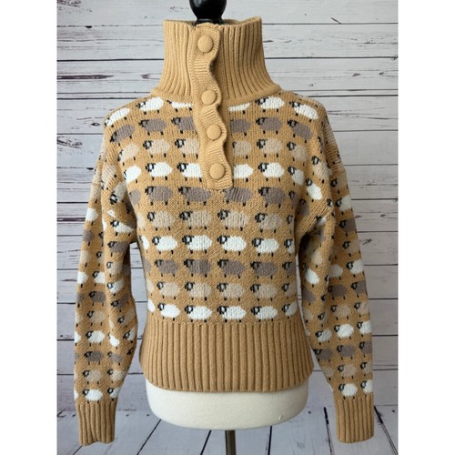 Zara sheep intarsia knit - sheep,