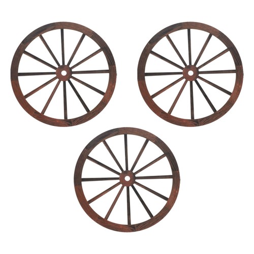 3pcs western wagon wheel wall - 3pcs,
