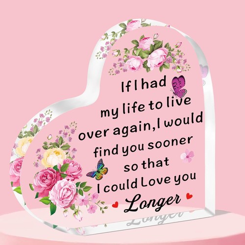 Heart shaped acrylic plaque - heart-shaped,