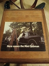 British Leyland Mini Clubman Sales Brochure Leaflet Vintage Classic Car