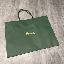 Harrods Green Shopping Bag -