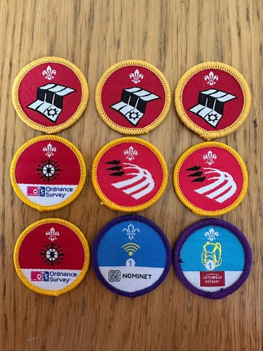 Various cub scout badges map - badges, (map