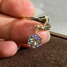 Charm Design 2Ct Round Cut