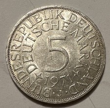 1971 J German 5 Deutsch Mark