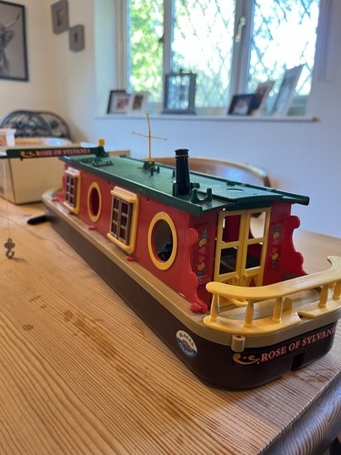 Sylvanian families canal boat - families,
