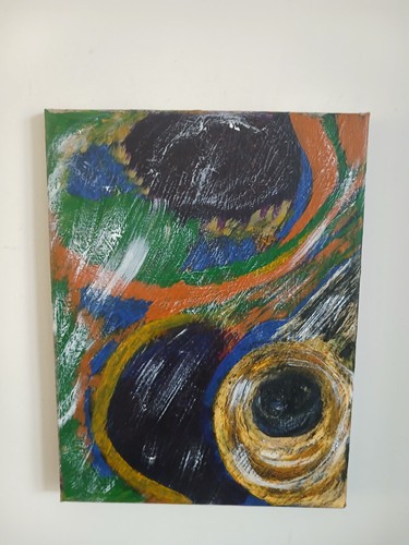 Original abstract acrylic - original, on