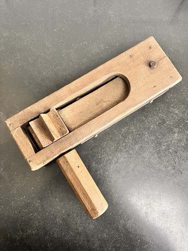Wwii wooden gas rattle - wooden, alarm