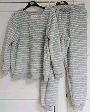 Tu Thick Fleece Pyjamas Size  L (18)