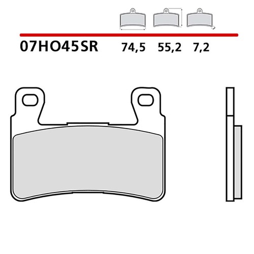 Brembo front brake pads kit - front,