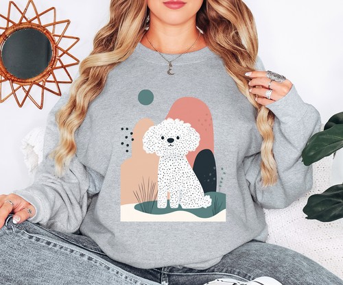 Cute dog womens sweatshirt - cute,
