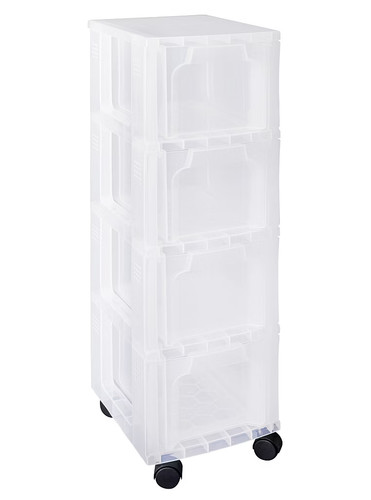 Slimline clear storage - tower,