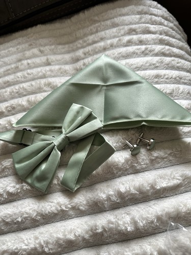 Mens sage green - sage, bow
