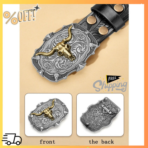 Western belt buckle initial - western,