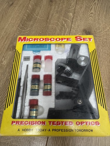 Vintage microscope toy - microscope,