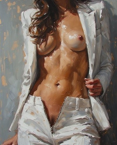 Elegant naked vagina and - naked,