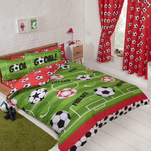 Football red double - double, duvet
