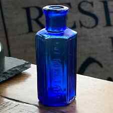 Hexagonal 1/2 oz Blue Vintage