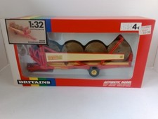 BRITAINS.1:32.FARM.KRONE BENAC RRB 3000. SELF LOADING ROUND BALE TRAILER.WAGON.