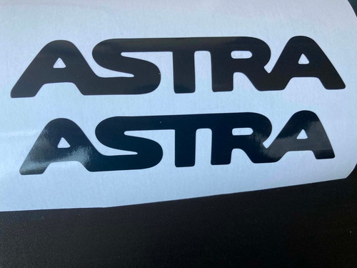 Vauxhall astra decals - vauxhall, stickers