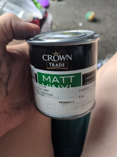 Paint tester pots - paint, grey