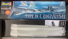 1:72 u- boat submarine type IX-C (U67/U154)